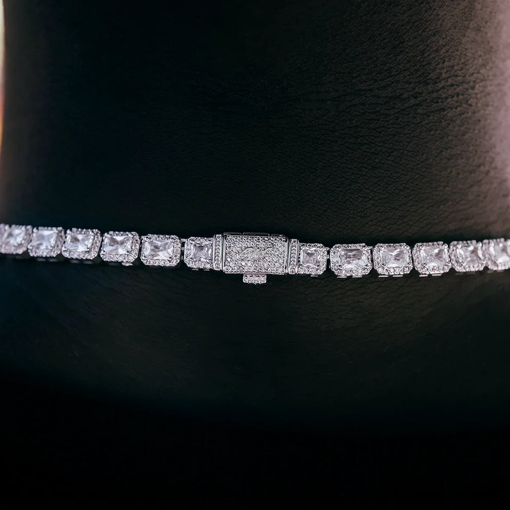 Diamond Cushion Cut Tennis Chain