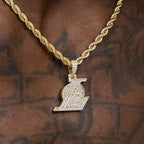 Los Angeles Lakers Official NBA Micro Logo Pendant