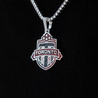 Toronto FC Official MLS Logo Pendant in White Gold