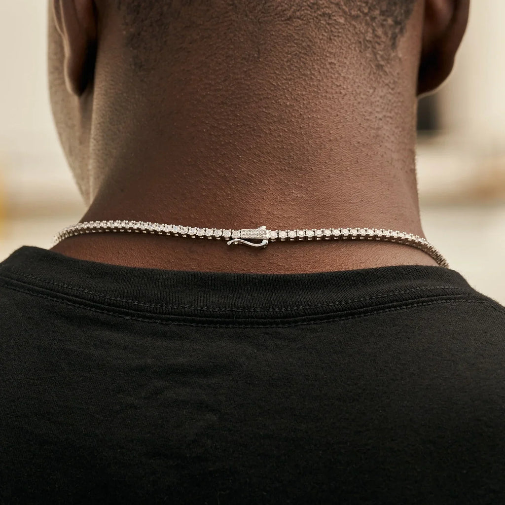 3MM Diamond Cross Tennis Chain