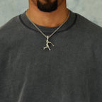 Los Angeles Dodgers Betts Official MLBPA Polished Batting Pendant in Yellow Gold