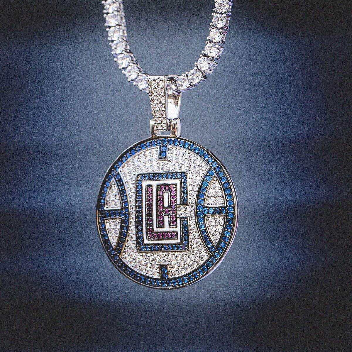 LA Clippers Official NBA Logo Pendant