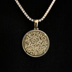LA Rams Official NFL Coin Pendant in Yellow Gold