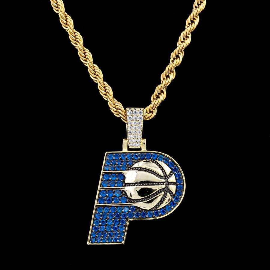 Indiana Pacers Official NBA Logo Pendant