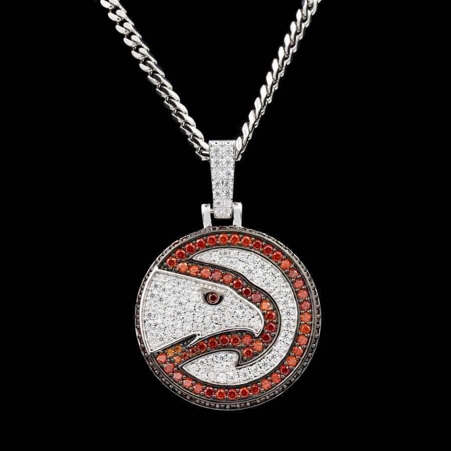 Atlanta Hawks Official NBA Logo Pendant