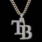 Tampa Bay Rays Official MLB Logo Pendant