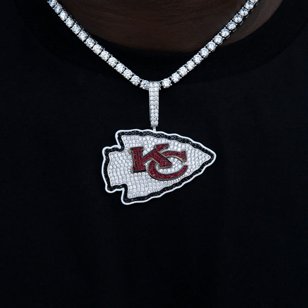 Kansas City Chiefs Official NFL Large Logo Pendant