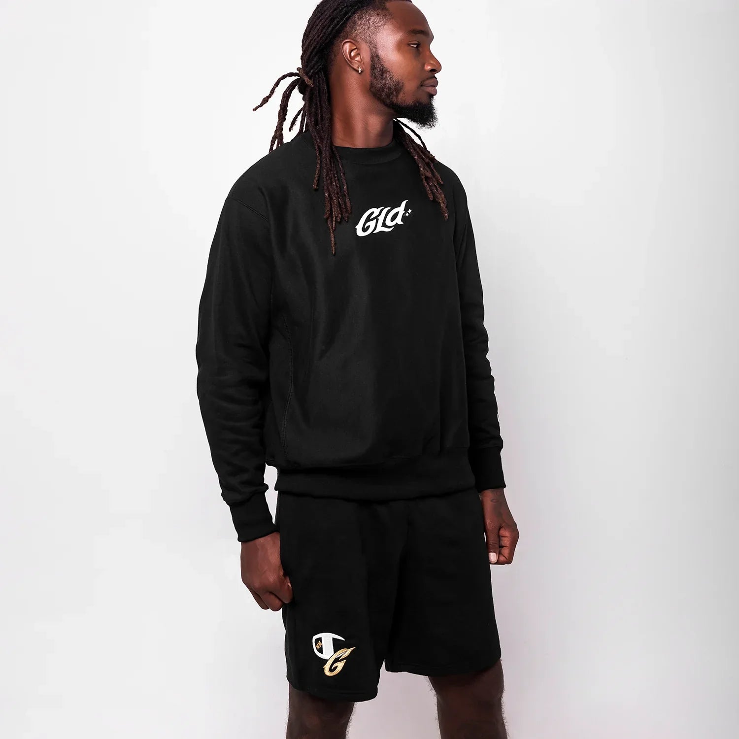 GLD X Champion Powerblend® Fleece Shorts
