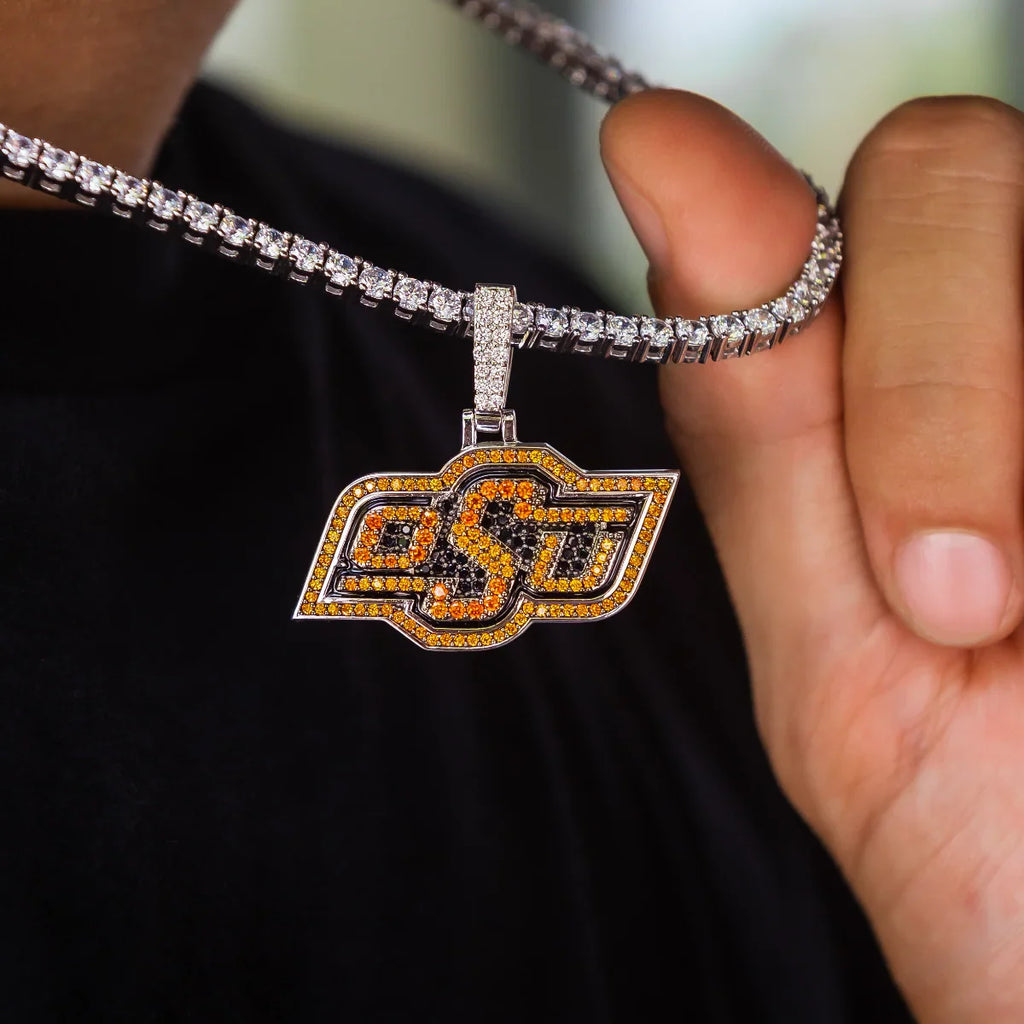 Oklahoma State Cowboys Official NCAA Logo Pendant