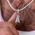 Los Angeles Angels Official MLB Micro Logo Pendant