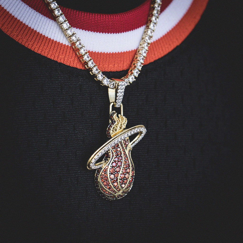 Miami Heat Official NBA Logo Pendant