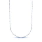 Moissanite Diamond Tennis Chain in Sterling Silver - 2mm