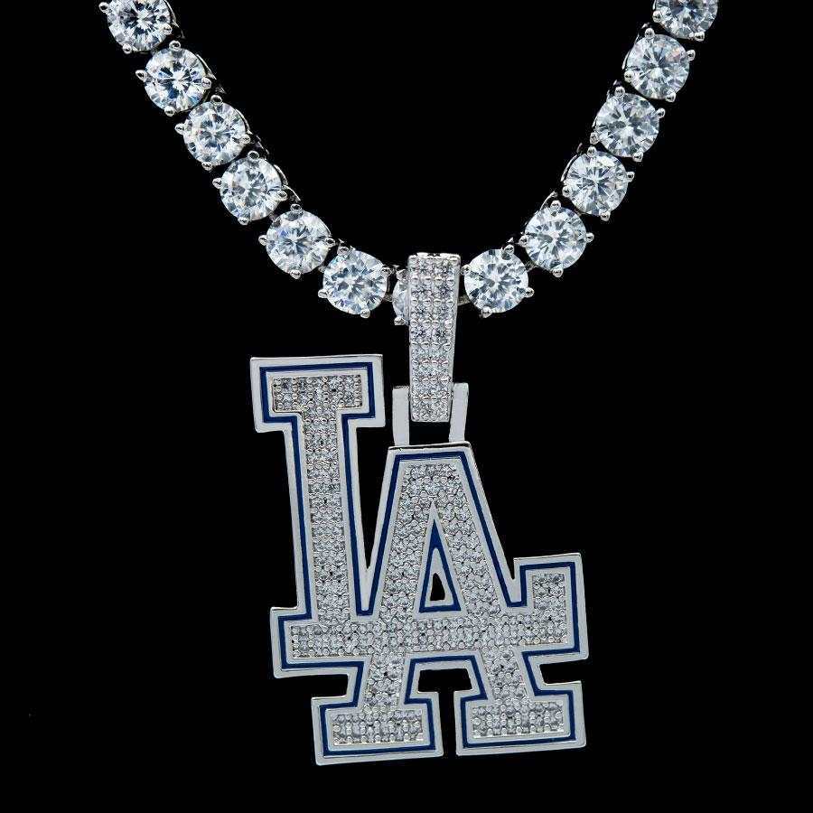 Los Angeles Dodgers Official MLB Logo Pendant