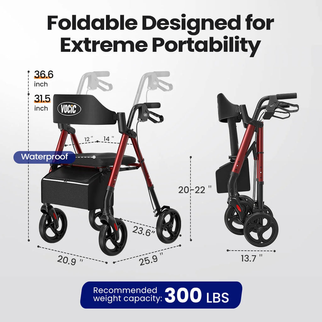 Z21 Lightweight Rollator Walker