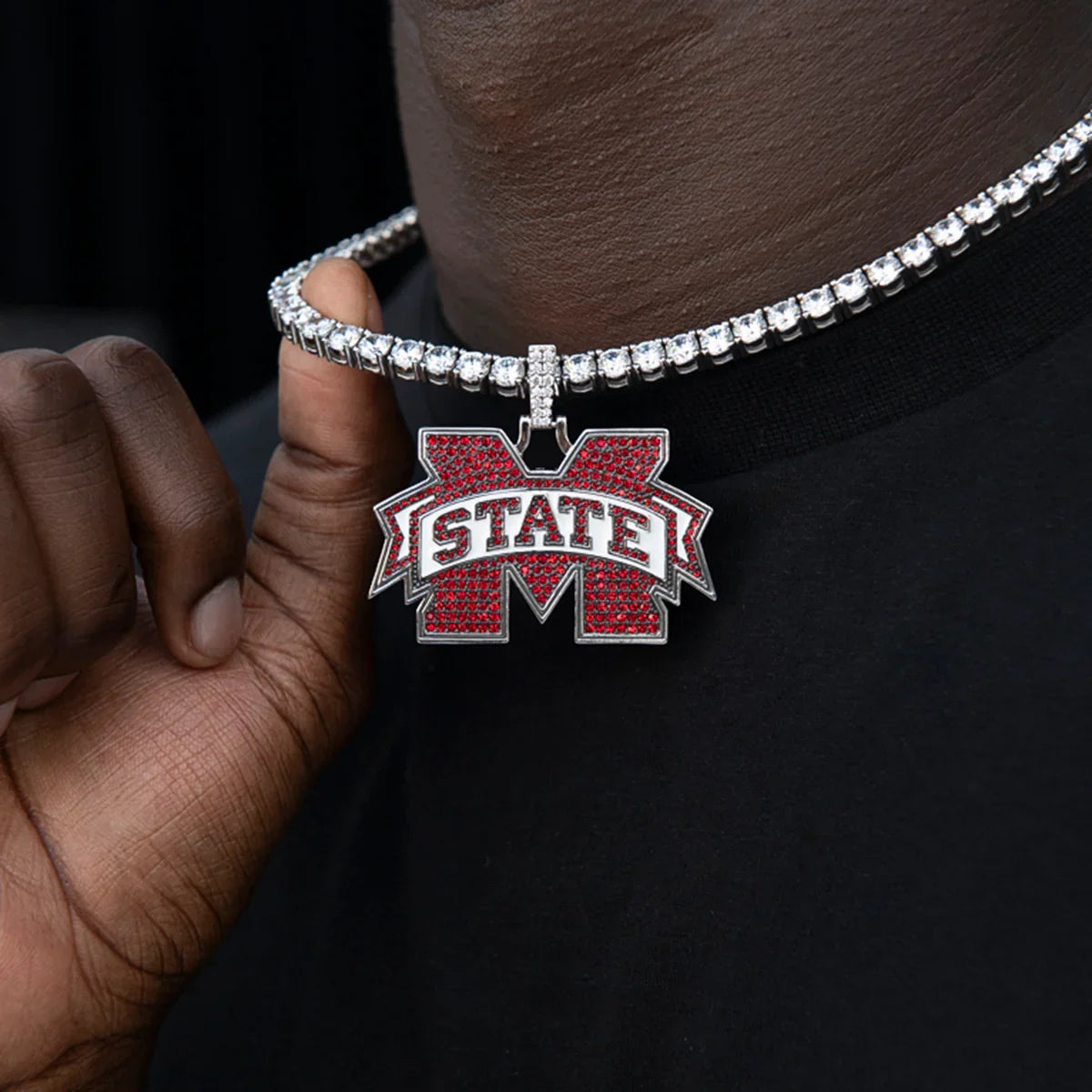 Mississippi State Bulldogs Official NCAA Logo Pendant
