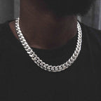 GLD Signature Cuban in White Gold - 12mm