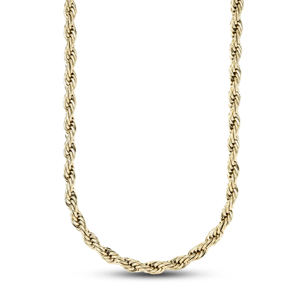 Rope Chain in Yellow Gold Vermeil - 6mm