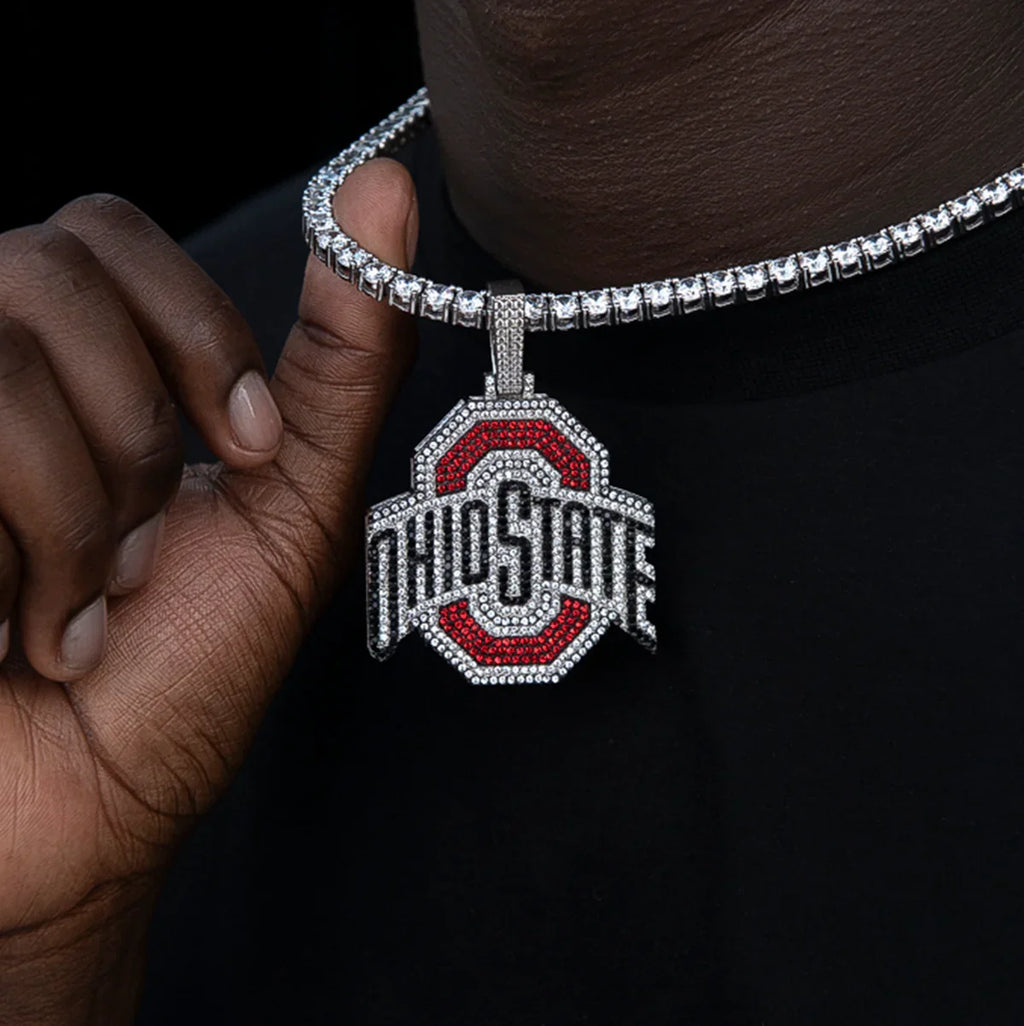 Large Ohio State Buckeyes Official NCAA Logo Pendant