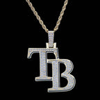 Tampa Bay Rays Official MLB Logo Pendant