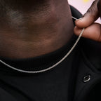 Palm Chain in White Gold- 2mm