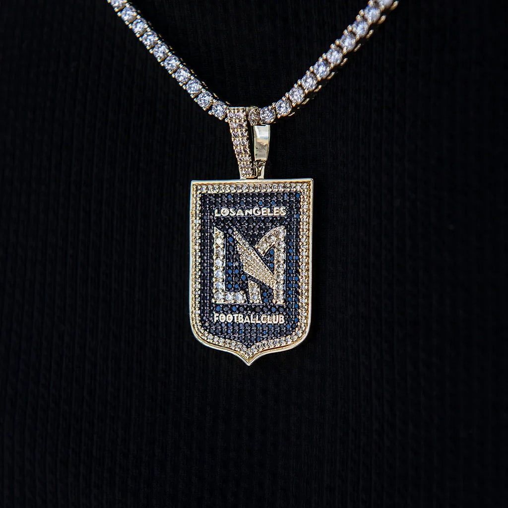 Los Angeles FC Official MLS Logo Pendant in Yellow Gold