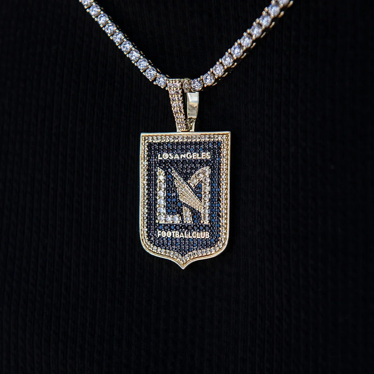 Los Angeles FC Official MLS Logo Pendant in Yellow Gold