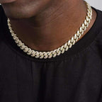 Diamond Cuban Chain + Bracelet Bundle in Yellow Gold - 12mm