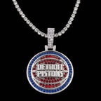Detroit Pistons Official NBA Logo Pendant