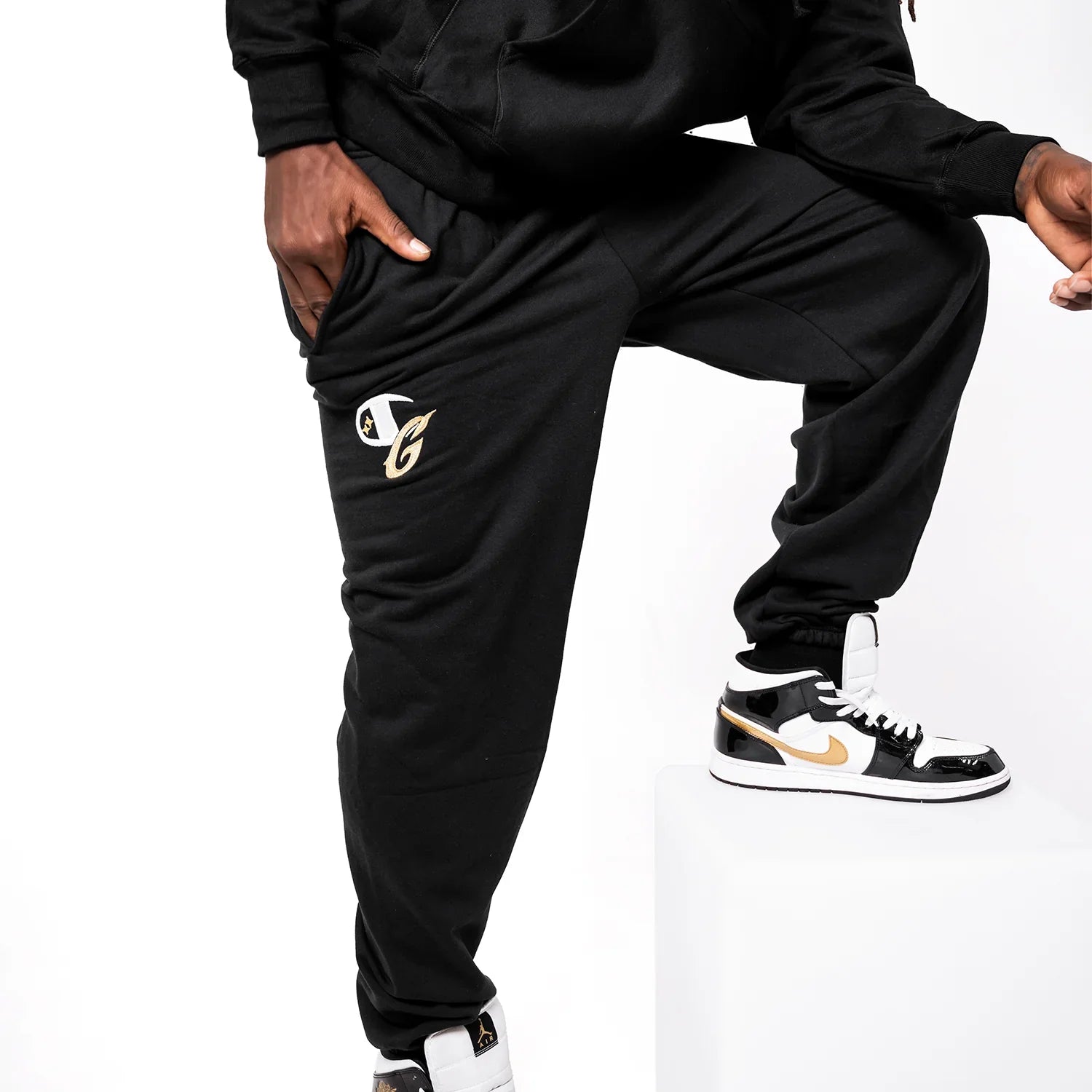 GLD X Champion Powerblend® Fleece Joggers