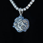 University of North Carolina Tar Heels Official NCAA Mascot Pendant