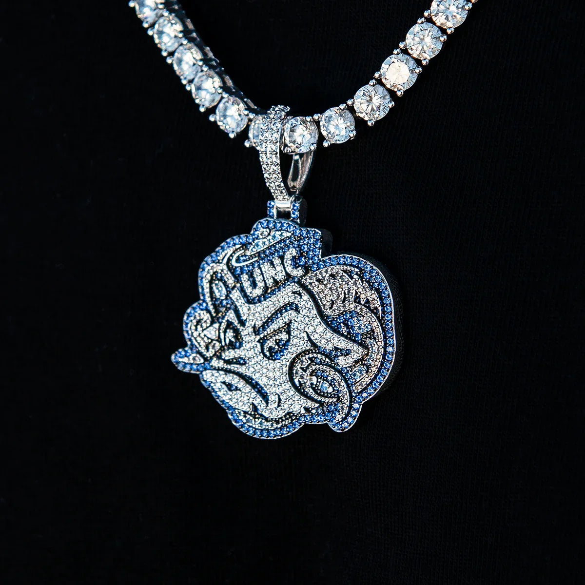 University of North Carolina Tar Heels Official NCAA Mascot Pendant