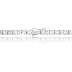 Diamond Tennis Chain in White Gold- 5mm