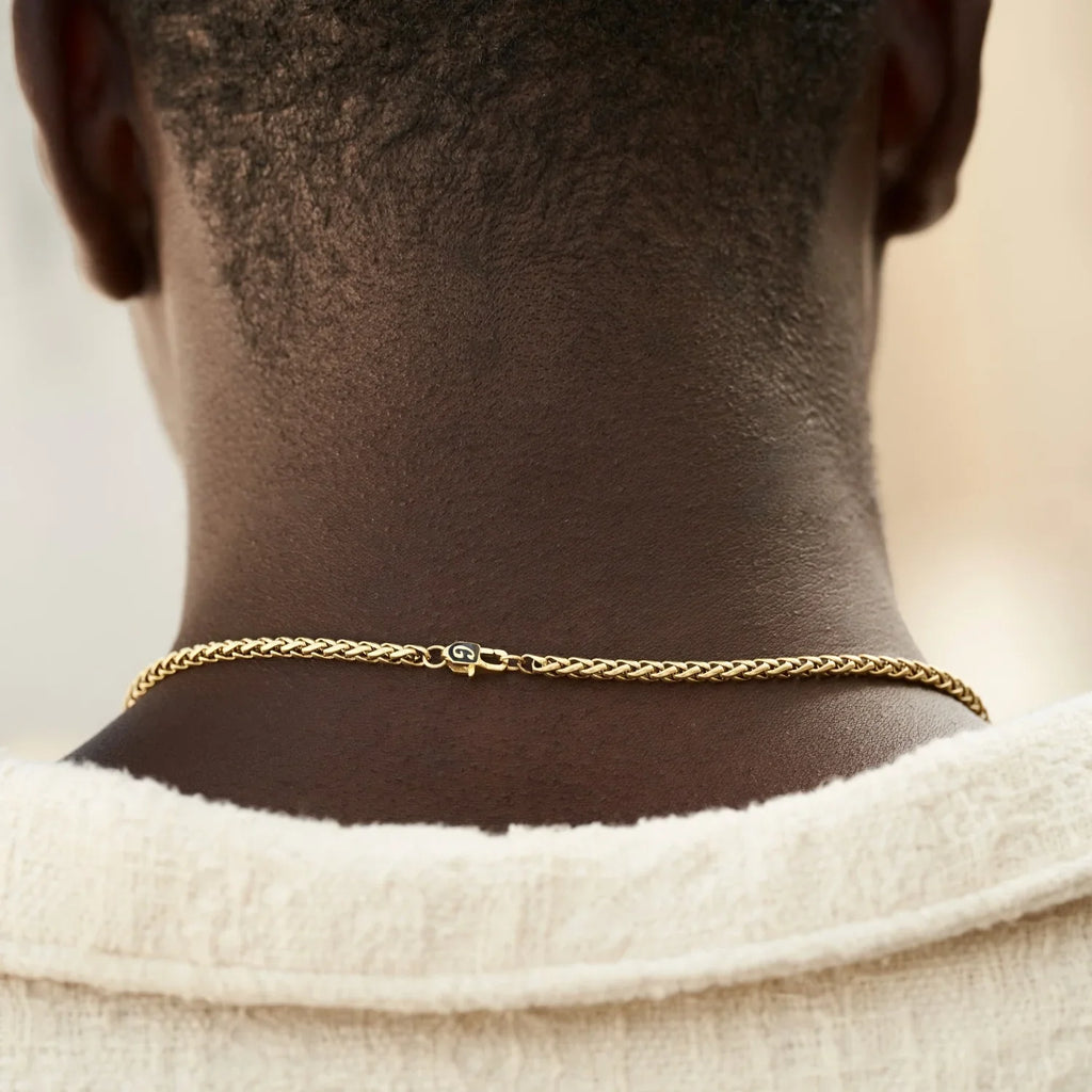 Palm Chain in Yellow Gold - 4mm