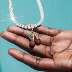 Iced Cherry Pendant