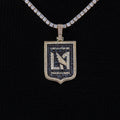 Los Angeles FC Official MLS Logo Pendant in Yellow Gold