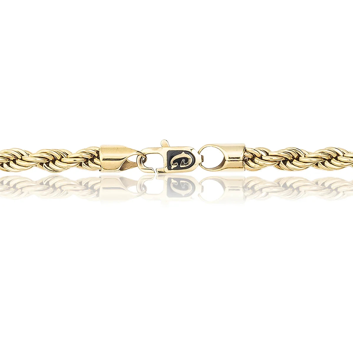 Rope Chain in Yellow Gold- 6mm