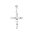 Cross Set in White Gold