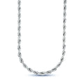 Rope Chain in Sterling Silver - 6mm
