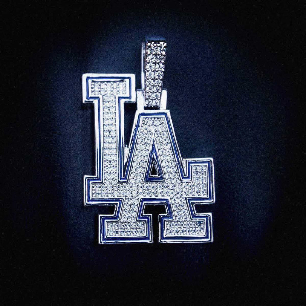 Los Angeles Dodgers Official MLB Logo Pendant