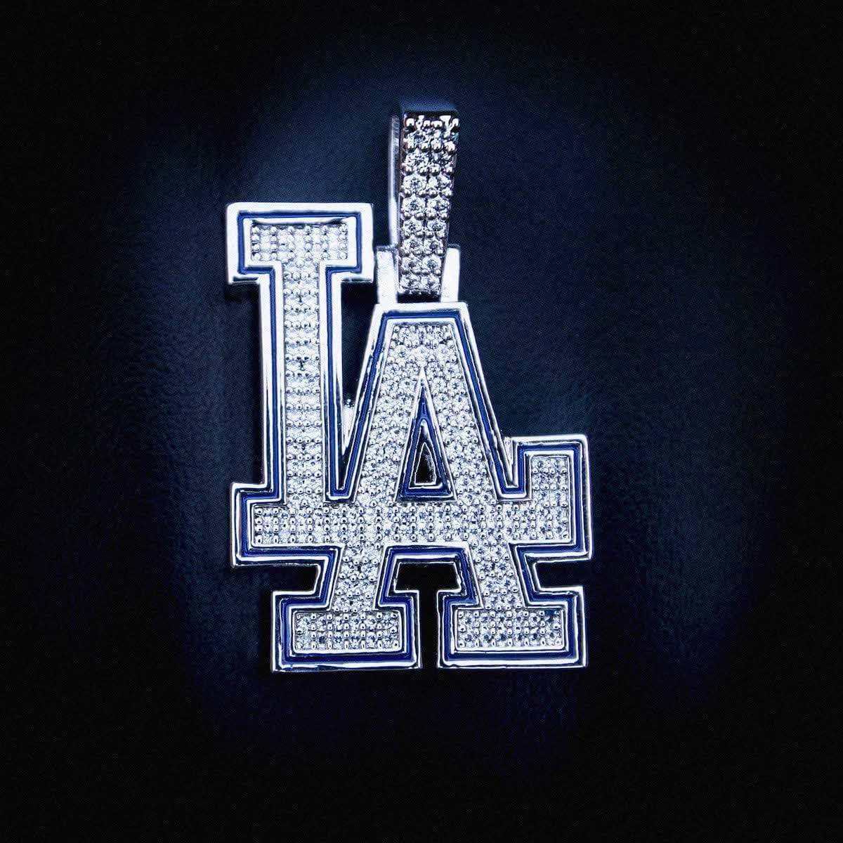 Los Angeles Dodgers Official MLB Logo Pendant