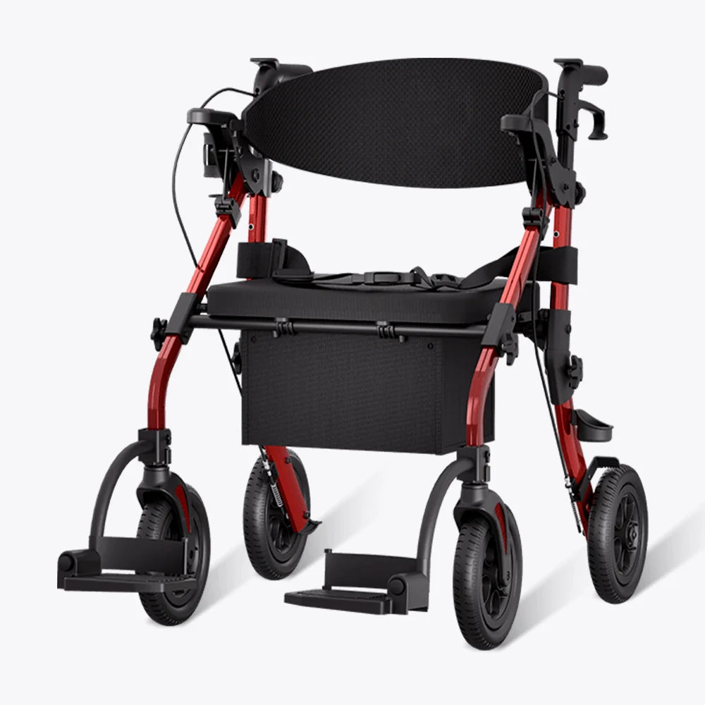 Z59 2 in 1 Heavy Duty Walker Wheelchair Combo