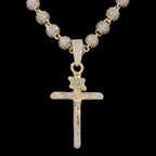 Crucifix Cross Pendant in Yellow Gold