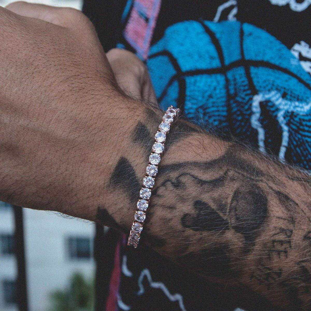 Diamond Tennis Bracelet in Rose Gold - 5mm