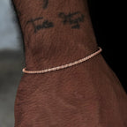 Popcorn Bracelet in Rose Gold- 2mm