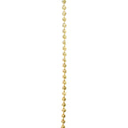 Moon Cut Ball Chain in Yellow Gold Vermeil - 2mm