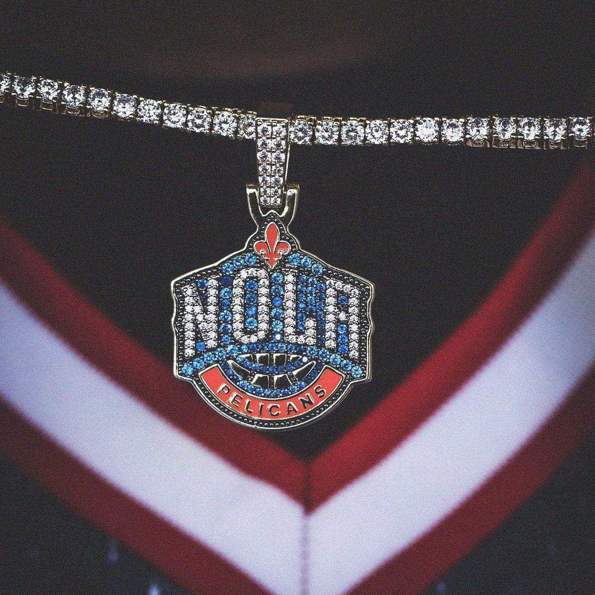 New Orleans Pelicans Official NBA Logo Pendant