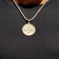 Buffalo Bills Official NFL Coin Pendant in Yellow Gold