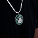Large Boston Celtics Official NBA Logo Pendant