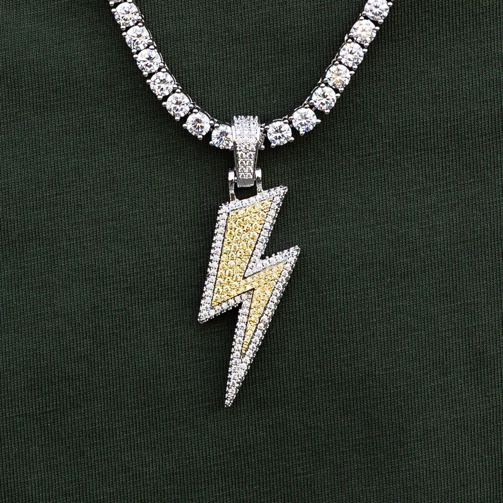 GOAT and Bolt Set in White Gold