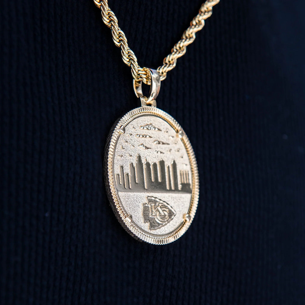 Kansas City Chiefs Official NFL Coin Pendant